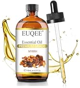 EUQEE Myrrh Essential Oil, Premium Myrrh Oil with Glass Dropper for Aromatherapy, Diffuser, Soap ...