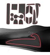SXCY for 2024 2025 2026 Hyundai Kona Accessories Cup Holder Inserts Liner Kona Door Slot Mats 25 ...