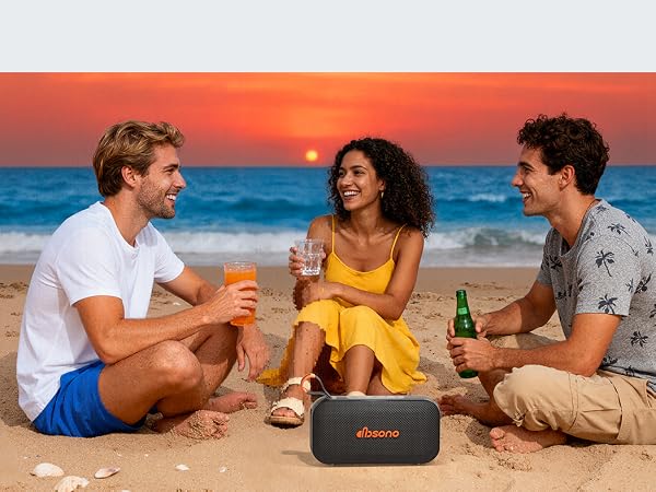 On the beach