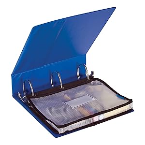 zipper pouch with grommet file drawer storage binder storage