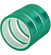 Viaky 3 Rolls High Temperature Tapes-4/5''x108ft (20mmx33m) Heat Heat Resistant Sublimation Polyi...