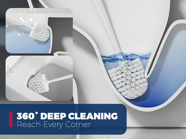 toilet bowl brush and holder