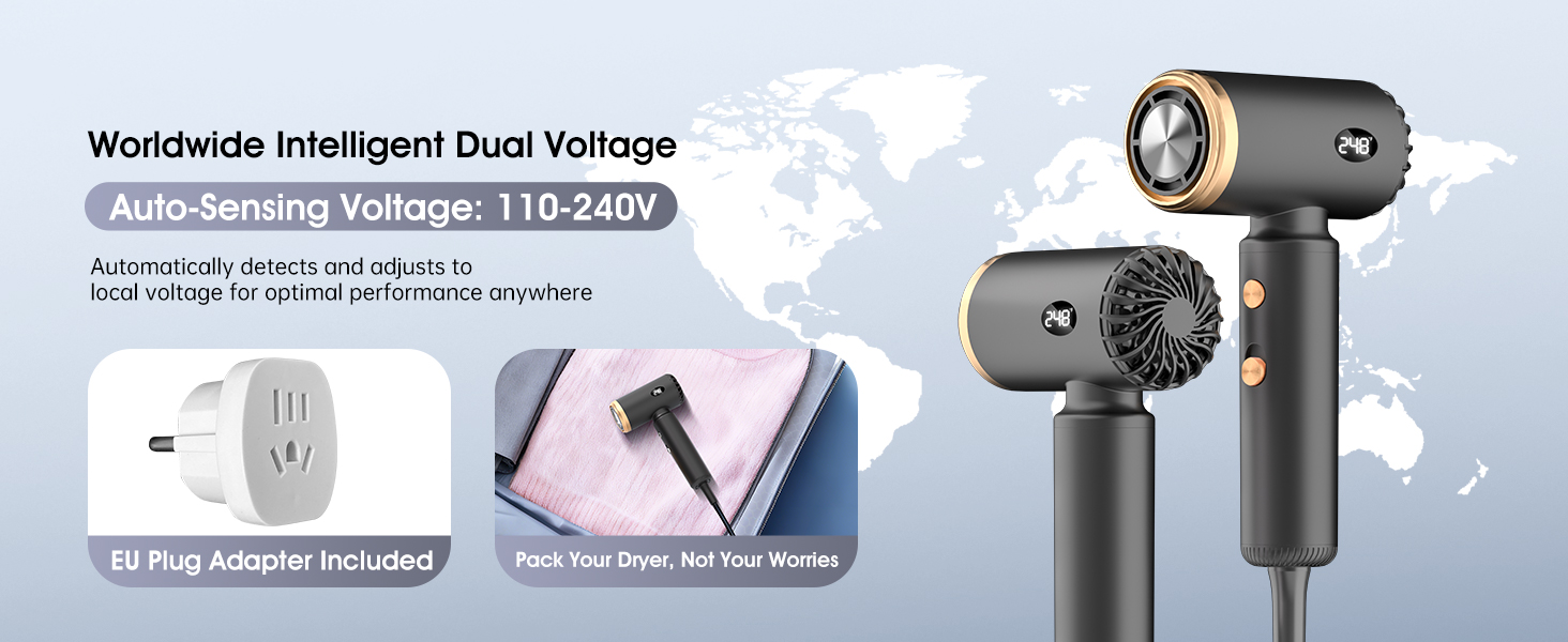 Dual Voltage Hair Dryer