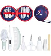 Little Angel Baby Healthcare and Grooming Kit, Safety Newborn Nursery Care Set, with Hair Brush C...