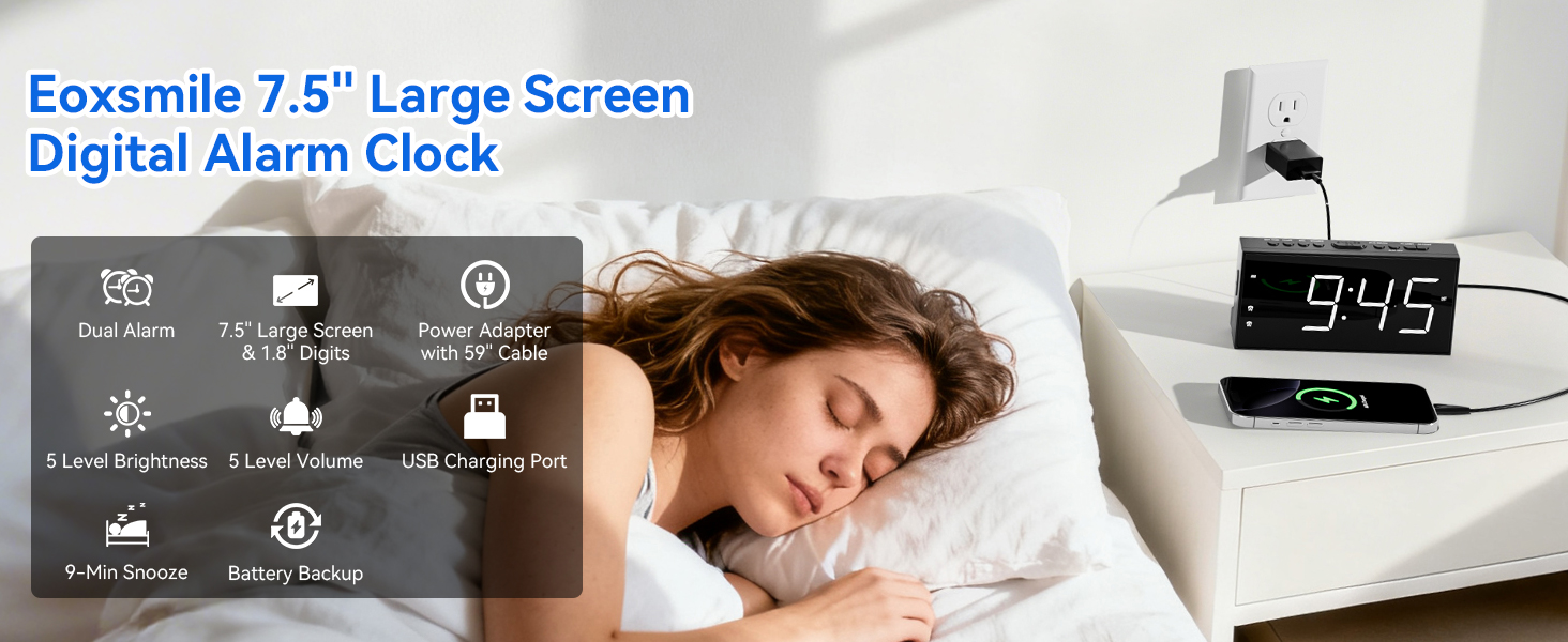 digital alarm clock for bedroom