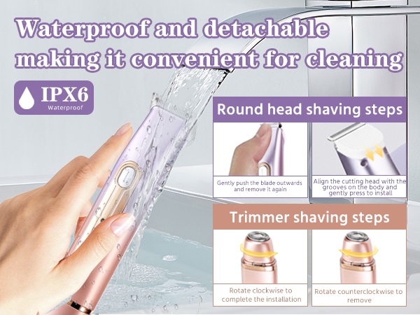 2 in 1 Electric Lady Shaver