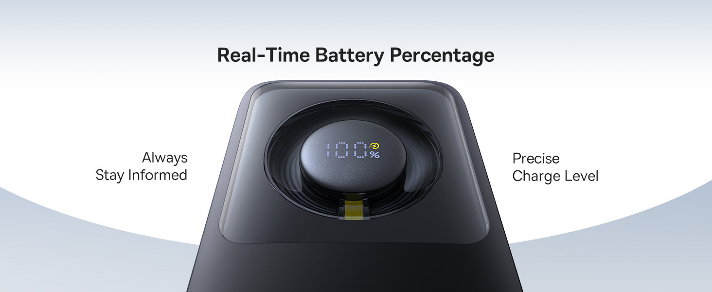 Portable Charger with Retractable USB C Cable