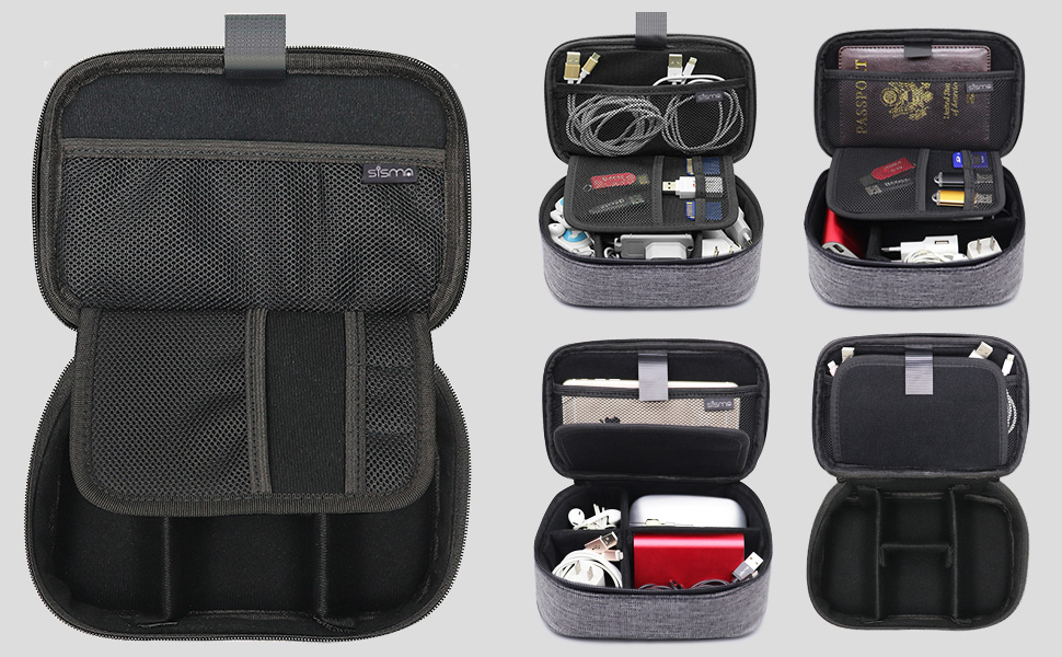 electronics organizer carrying bag organize cable cord accessories travel