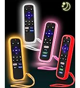 4 Pack OneBom Remote Cover for Roku, The Remote Case Compatible with Roku Voice Remote Official, ...