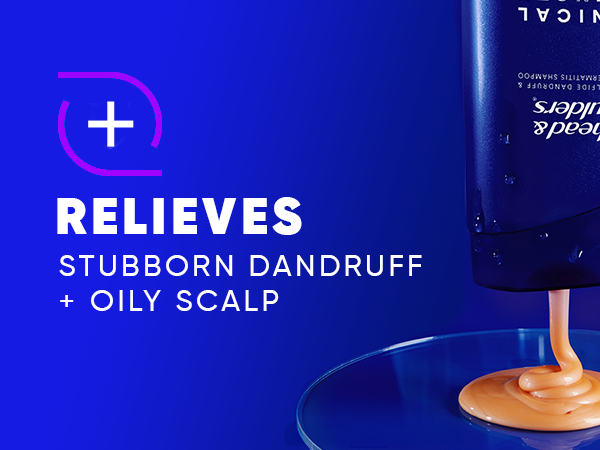 Targets stubborn dandruff and oily scalp issues for a fresh feel.