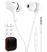 3.5mm Wired Earbuds with Mic for MacBook Neo/Chormebook PC,Magnetic In Ear Buds for Moto G Stylus...