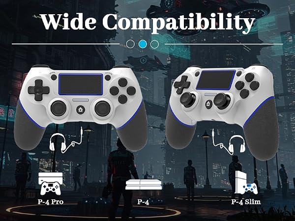 ps4 controller, playstation 4 controller, ps4 controller dualshock 4, dualshock 4,control ps4,White