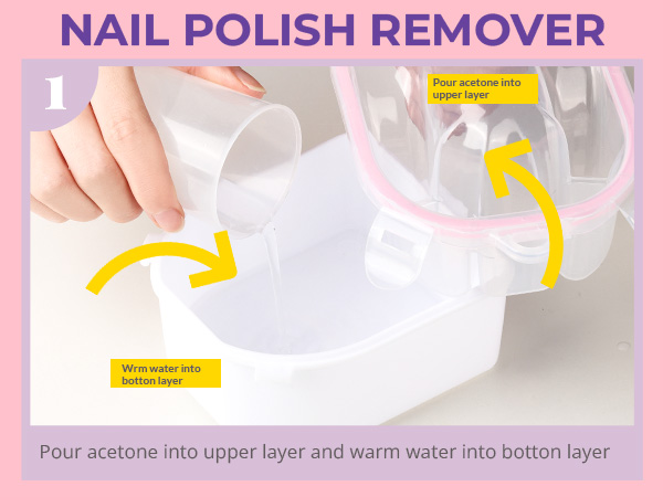 nail soaking bowl nail soak off bowl