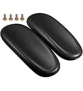 Dpwrrot Office Chair Replacement Armrest Arm Pads Caps Fit Univeral Desk Chair Arms 4" Mounting H...