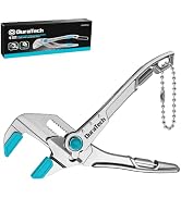 DURATECH 4-Inch Mini Pliers Wrench, Adjustable Parallel Smooth Jaw Pliers | Parallel Smooth Jaw, ...