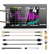 SeeSii Upgraded NanoVNA-H4 Vector Network Analyzer, Latest V4.3 10KHz-1.5GHz HF VHF UHF 4" Touch ...