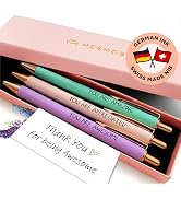 MESMOS 3pc Fancy Pen Set for Women, Thank You Gifts for Women, Stocking Stuffers, Teacher Christm...