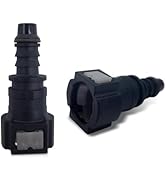 Hugwits 2 PCS Fuel Line Quick Connector, OD 0.42" 9.49-ID8 Fuel Pump Quick Disconnect Fitting, 3/...