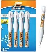BIC Wite-Out Brand Shake 'n Squeeze Correction Pen, 8 ML Correction Fluid, School Supplies for St...