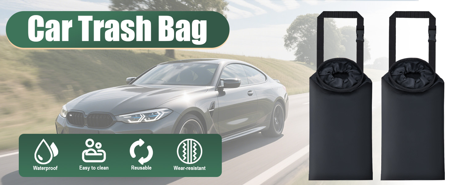 2 PCS Car Trash Bags