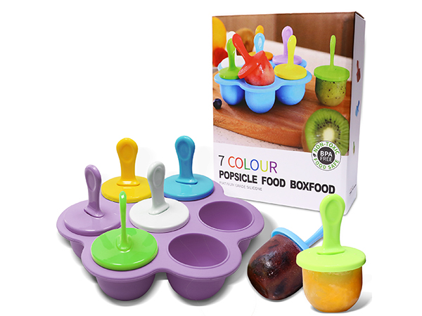 Silicone Popsicle Molds pop baby cube mini children Kids Ice Pop Molds Ice Cream Mould