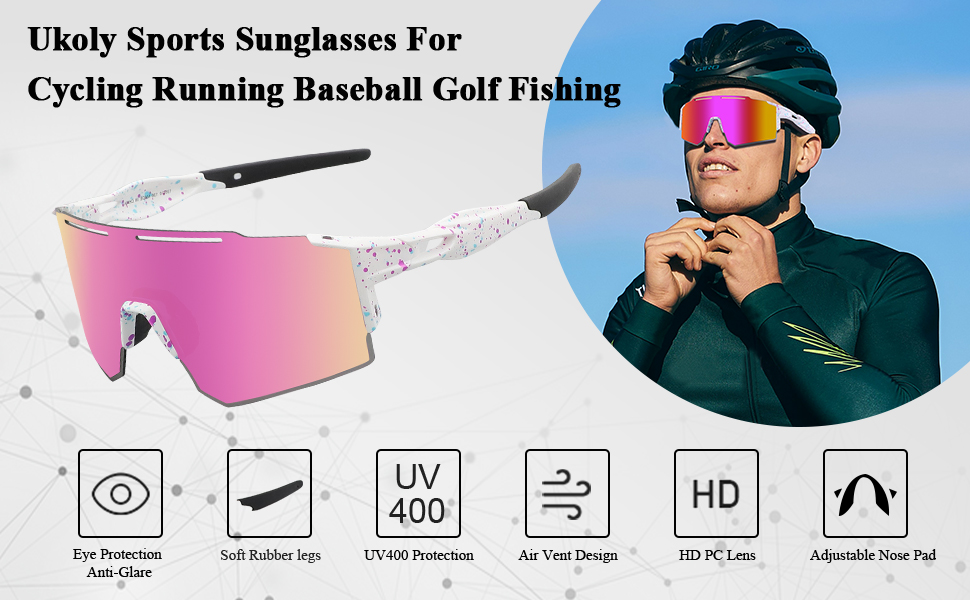 Ukoly Sports Sunglasses
