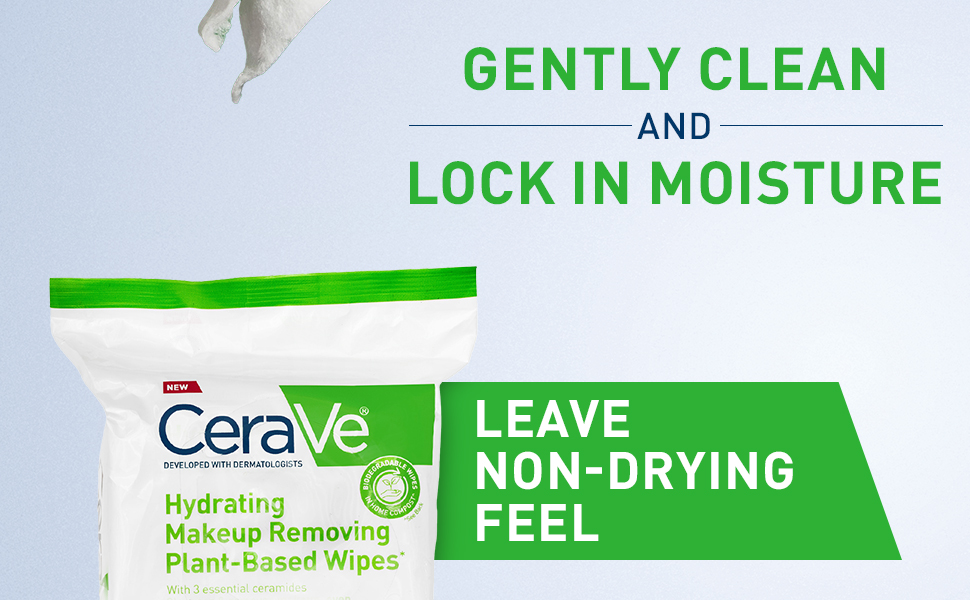 Hydrating Makeup Removing Plant-Based Wipes Banner 2