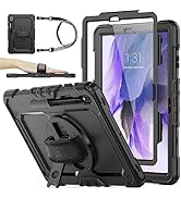 SEYMAC stock Case for Samsung Galaxy Tab S8 Plus/ S7 FE 5G Case 12.4'' with Screen Protector Penc...