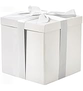 RUSPEPA Medium Birthday Gift Box with Lids, Ribbon and Tissue Paper, Collapsible Gift Box - 1 Pcs...