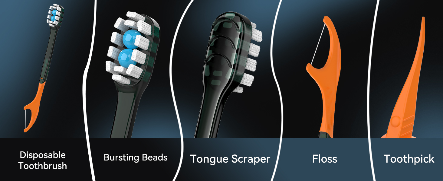 Disposable Toothbrushes with Toothpaste