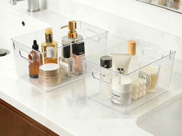 8 bins for bathroom