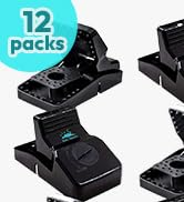 Kat Sense Rat Traps for House (12 Pack) Humane Rodent Trap for Instant Kill Results, Easy to Use ...