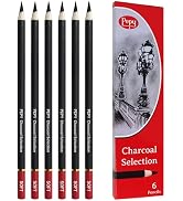 Pepy Charcoal Soft, Box of 6 Pencils