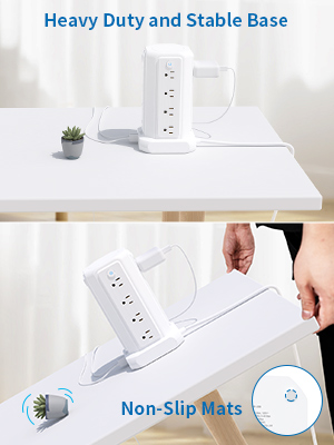 tower extension cord with usb ports