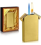 Kantion Dual Flame Lighter, Switchable Torch Jet Lighter & Soft Flame Lighter, Refillable Butane ...