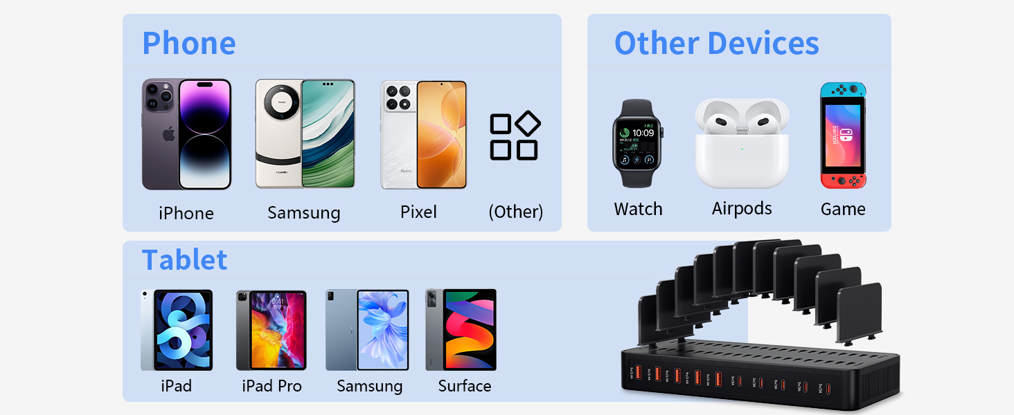 usb c charging station