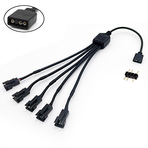 1-to-5 ARGB Male Splitter Cable