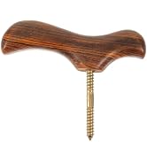 Healifty Vintage Cane Walking Stick Handle Wood Walk Cane Handle Grip Outside Connector Rod Repla...