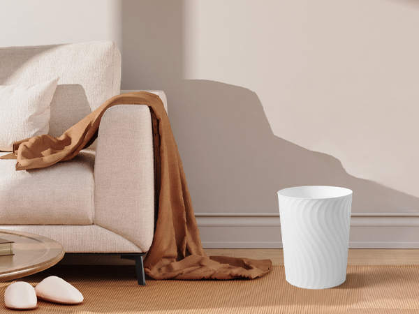 living room trash can