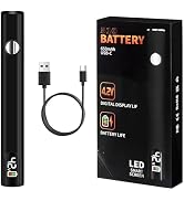 510 Thread Battery Cart Pen, Portable Electric Soldering Iron Kit, Adjustable Voltage USB Recharg...
