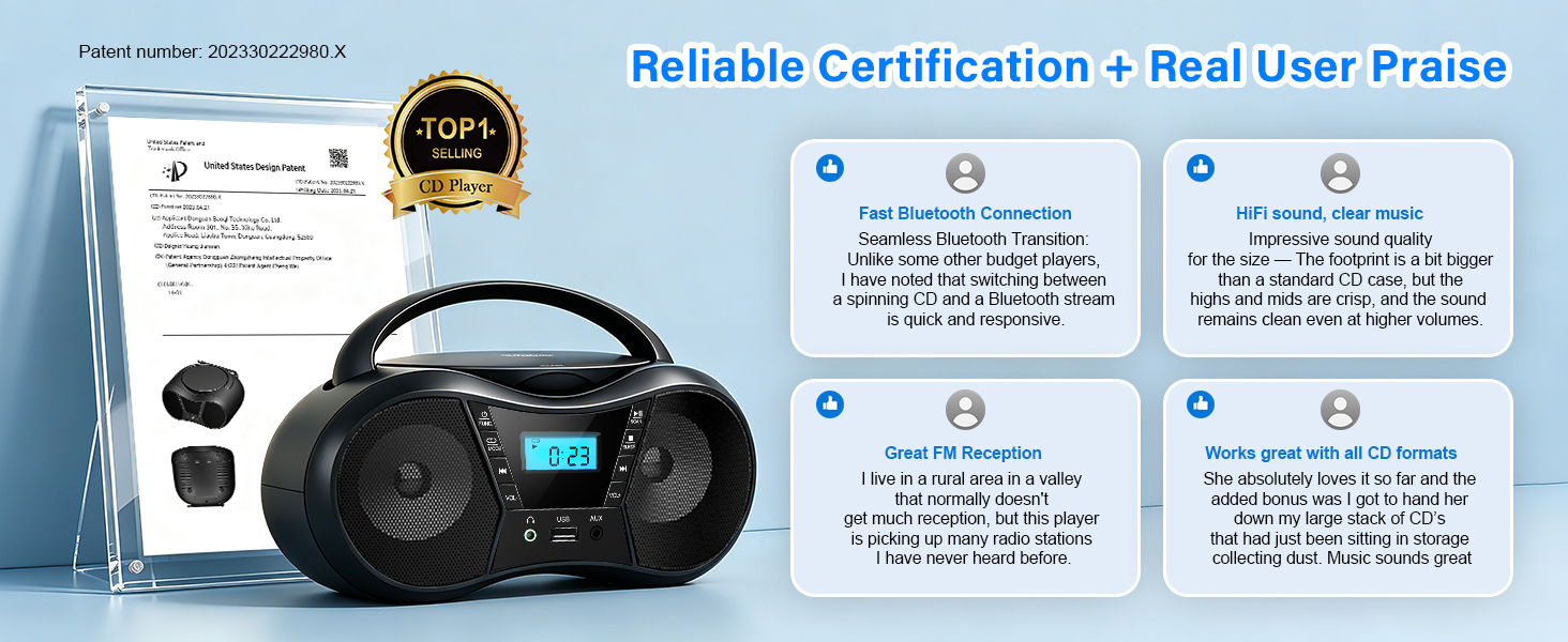 Boombox CD Player