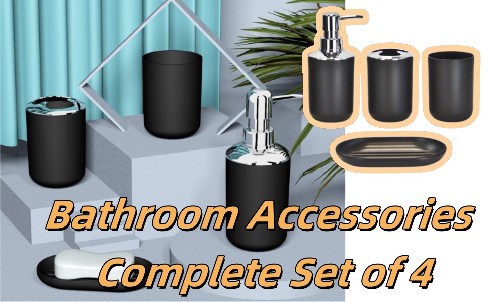 soap and toothbrush holder set