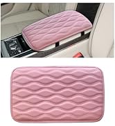 Wevdn Car Center Console Cushion Pad, 12.48×7.40 Inches Waterproof Car Armrest Seat Box Cover, Co...