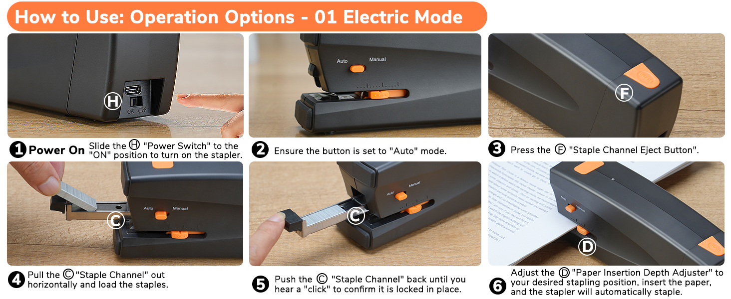 Automatic Electric Stapler