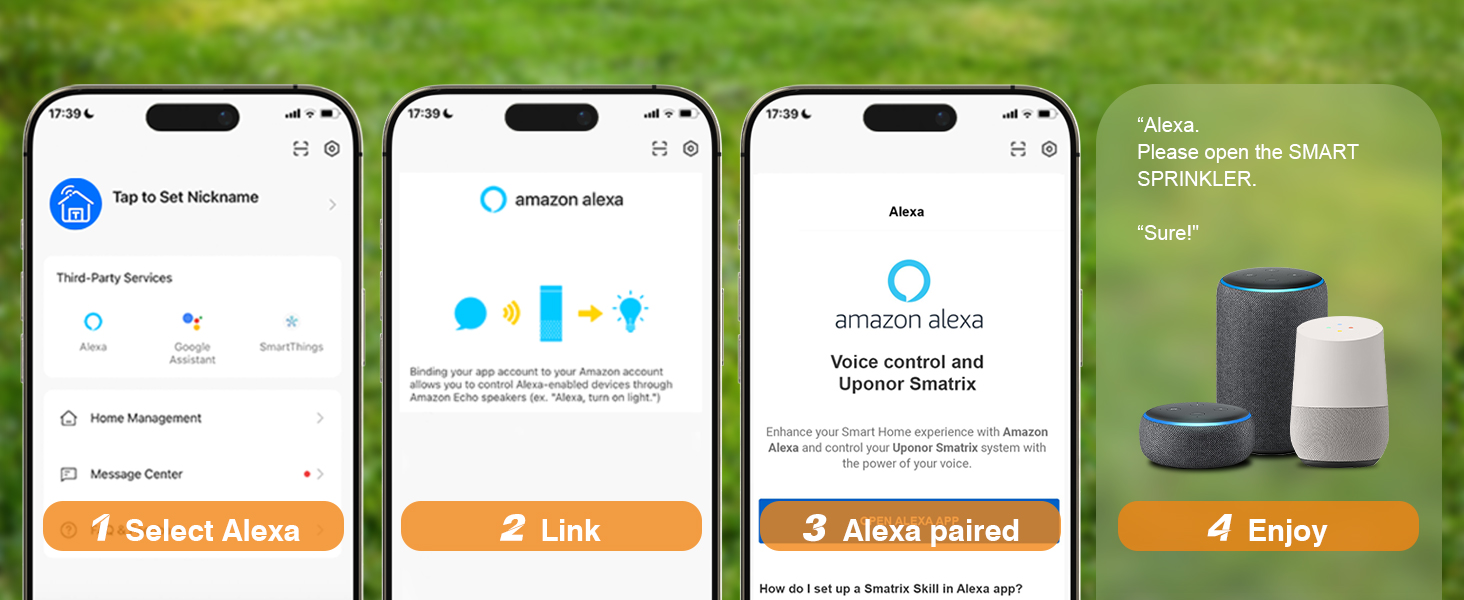 Smart WiFi Sprinkler Timer 1 Zone Alexa & Google Voice Compatible