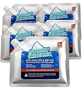 TOURIT Reusable Ice Packs for Coolers Long Lasting Cooler Ice Packs for Cooler Bag, Lunch Bags/Bo...
