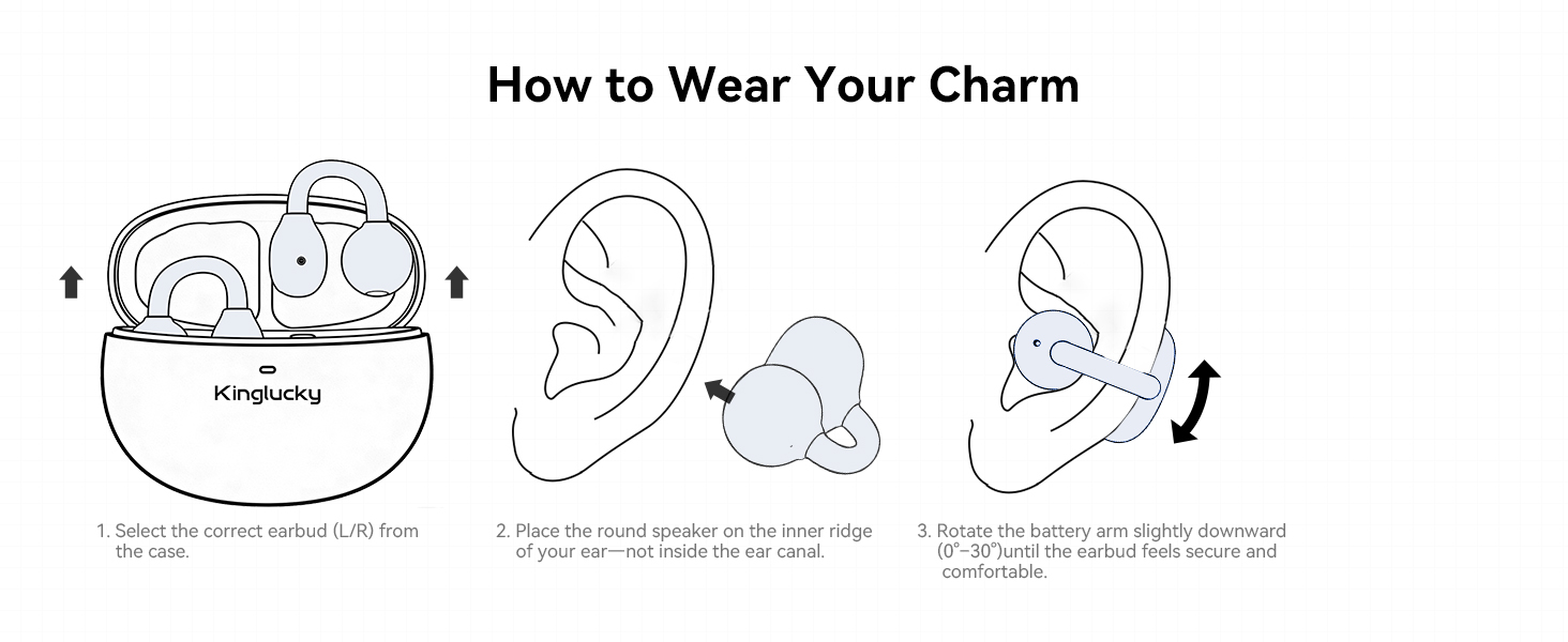 open earbuds