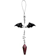 1Pc Black Winged Mobile Phone Chain Pendant,Decor,Goth Y2K Phone Charm Pendant, Kawaii-Key Chain ...