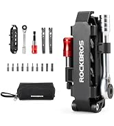 ROCKBROS Bike Tool Kits 14 in 1 Multi-Function Bike Repair Kits Portable Foldable Bike accessorie...