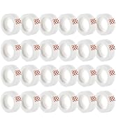 Turxayox 24 Rolls Invisible Tape Refills for Dispenser, Bulk Matte Finish Translucent Tape, 3/4 x...